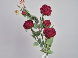 Vara 5 rosas flores artificiales 0225